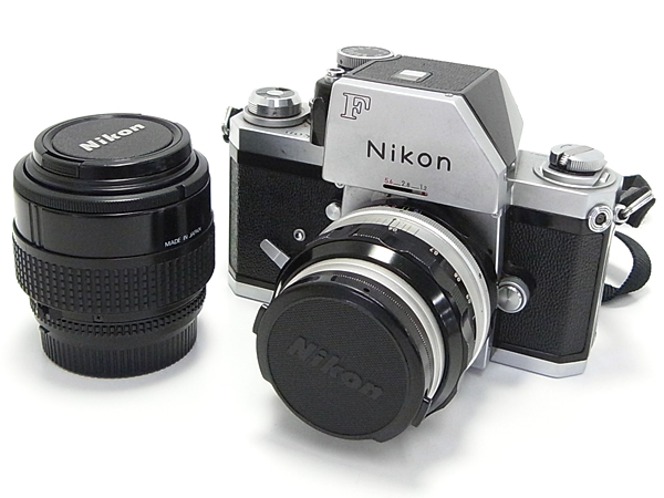 【ジャンク】ニコン Nikon F カメラ本体&レンズ2点 セット