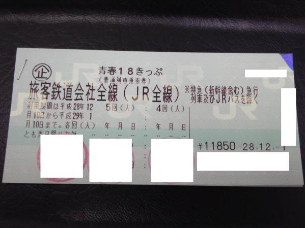 TK ☆青春18きっぷ 2回 返却不要【入金翌日発送】【即決】 数量2 青春