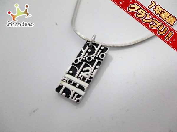 クリスチャンディオール ネックレス 美品 トロッター 金属素材