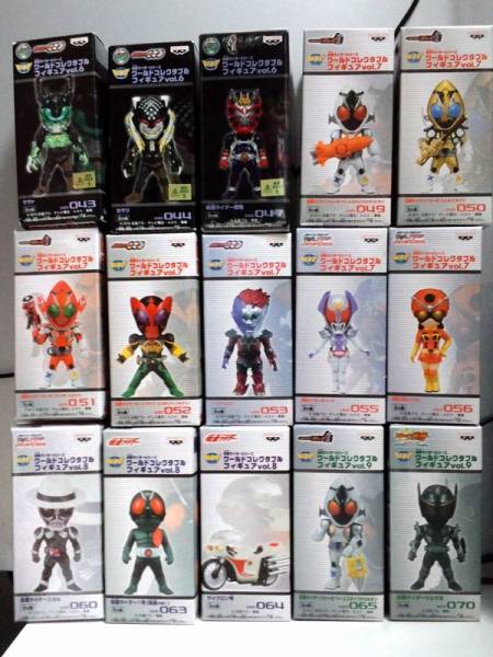 ワールド コレクタブル 仮面ライダー 32種 響鬼 龍騎 BLACK