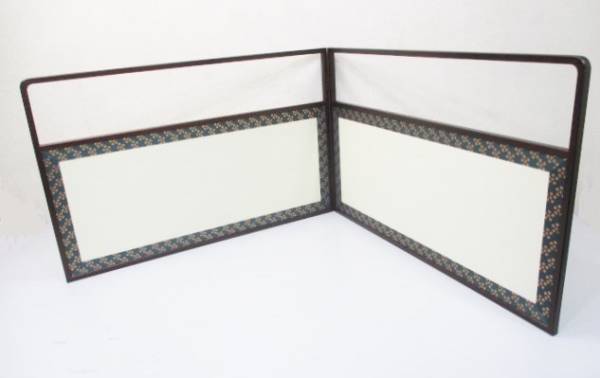 茶道具 風炉先屏風 利休 共箱付 風炉先屛風 静 寛作 極上