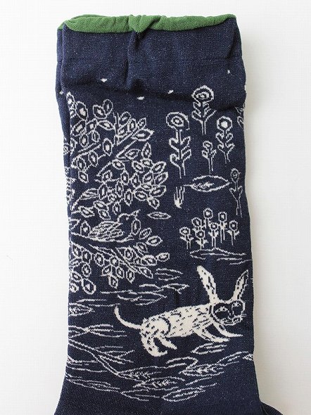 新品 mina perhonen ミナペルホネン imagine ソックス22-24cm A* mina