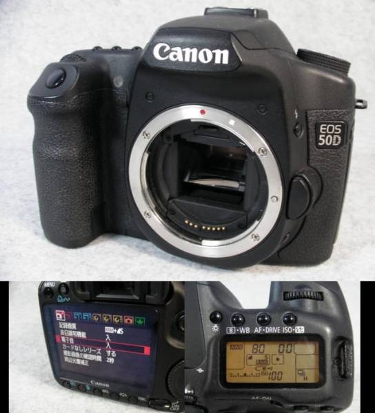 ○ー○Canon キャノン EOS 50D ボディ 中古 美品に近い ○ー○