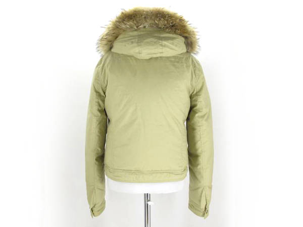 1円 セオリー フォックス毛皮ファー付 ダウン ジャケット4 AV625