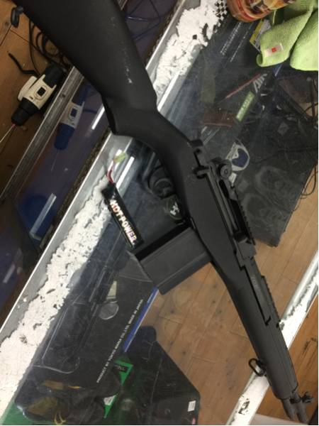 中古 東京マルイ M14 SOCOM FET配線 サバゲ引退しまーす 東京マルイ