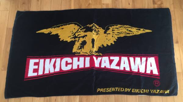 矢沢永吉（EIKICHI YAZAWA）スペシャルビーチタオル YAZAWA青⁄黒⁄定番