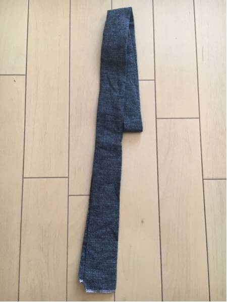 the hill-sideヒルサイド ごま塩ネクタイ黒usaアメリカ製古着