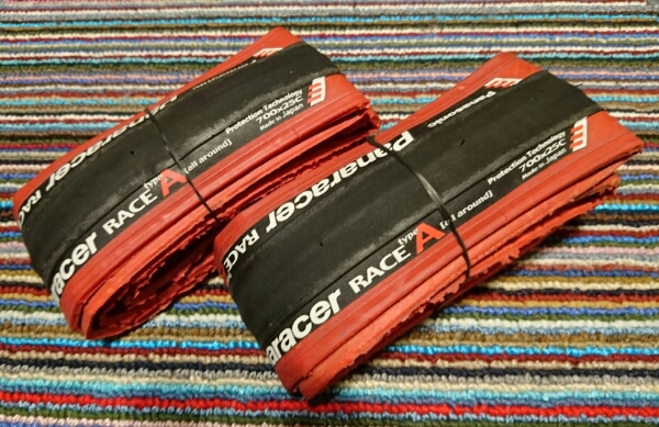中古！Panaracer RACE A 25C レッド2本セット 美品！