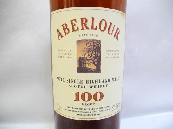 未開栓】ABERLOUR スコッチウイスキー 1000ml 57.1％ 食品、飲料