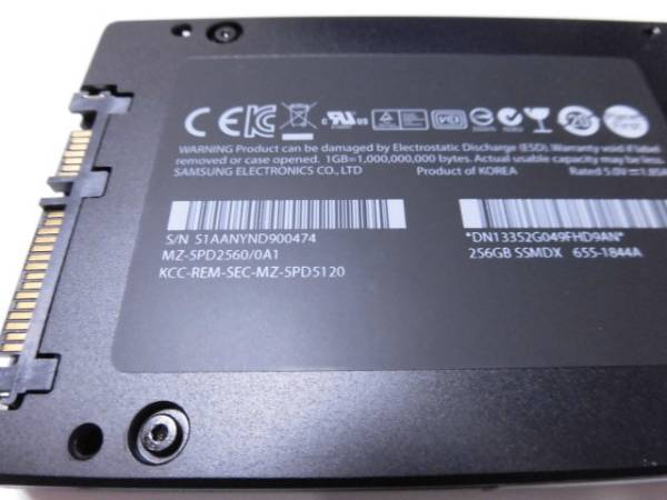★☆Apple 純正 2.5インチ SSD SM256E 256GB 完動品☆★
