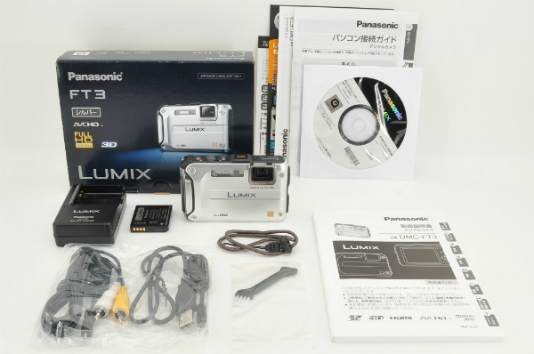 カメラ 【動作確認済】Panasonic LUMIX FT3 マリンケース付 付属品多数