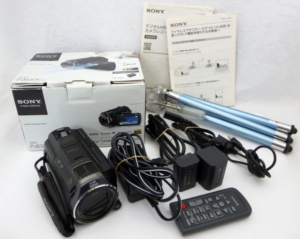 SONY HANDYCAM HDR-PJ630V 1.8/2.9-34.8 付属品有 1BYT-049J(ソニー