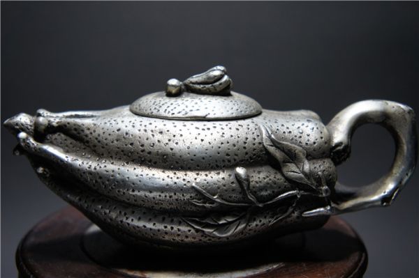 釜師 佐藤浄清造 肩衝霰 鉄瓶 茶道具 共箱 II568 YSy 公式通販 -佐藤浄