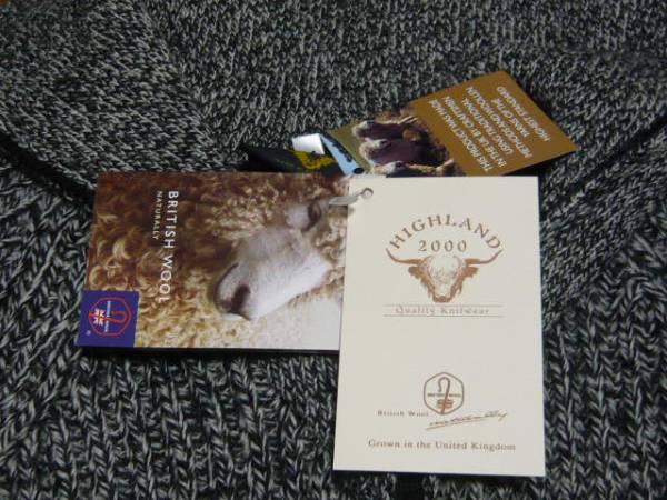 英国製パークレインジャー ウール100％ フルジッパーセーター 英国製 パークレインジャー セーター HIGHLAND2000 翌日出荷 ハイ