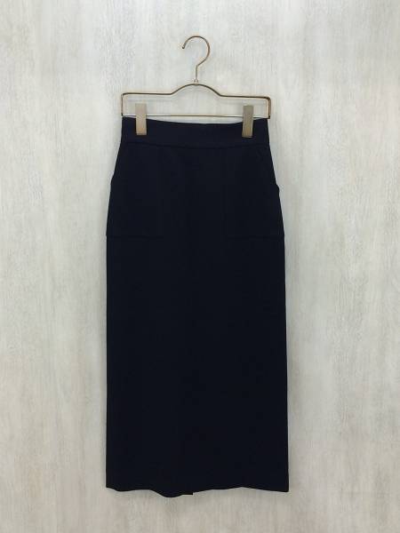 CLANE◆ロングタイトスカート/34/-/BLK