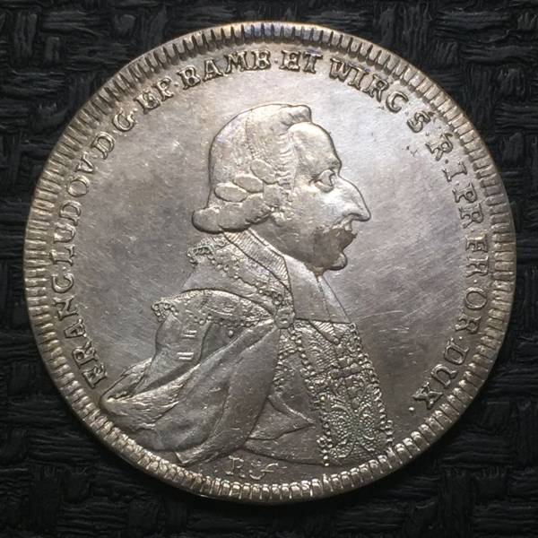 銀貨・神聖ローマ帝国・1ターレル銀貨・1785年 希少 1785年