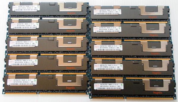 w012021【hynix】 レジスタード PC3-10600R 4GB 10枚セット