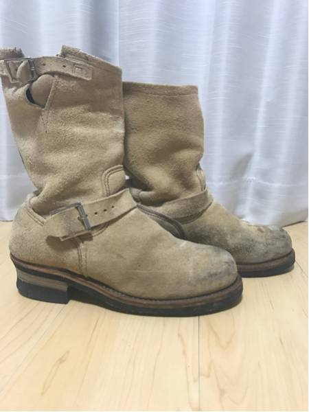 RED WING スエード エンジニアブーツ8268 サイズ61/2D 0 RED レッド