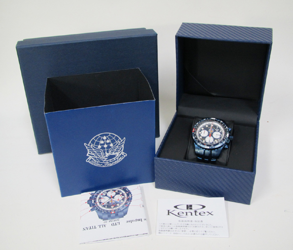 KENTEX ブルーインパルス1996本限定 松島基地復興記念ケンテックス 腕時計 チタン 1DS53