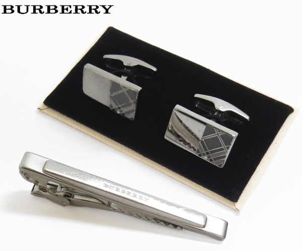 BURBERRY BLACK LABEL ネクタイピン カフスボタン セット バーバリー ブラックレーベル カフスボタン&ネクタイピン セット