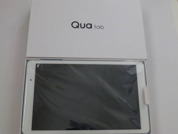 新品未使用 au Qua tab 02 エアリーブルー 2016年12月24