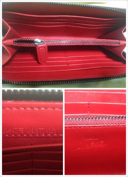 クリスチャン ルブタン/Christian Louboutin長財布 黒・赤　新品