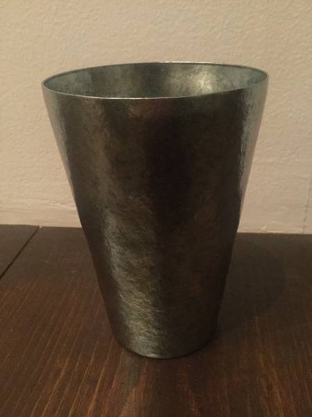 SUSgallery 真空チタンカップ タンブラー グラス 400ml カプリブルー 保温保冷に サスギャラリー 日本製 S-400M-CB 青色