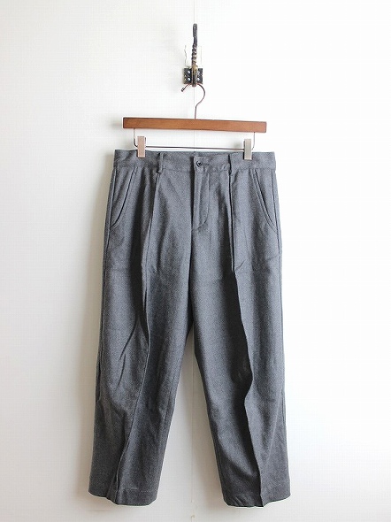 美品 2015AW JOURNAL STANDARD luxe ジャーナルスタンダード ハイカウントフラノベントパンツ */