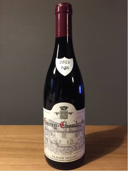 ジュヴレ・シャンベルタン 2022 CLAUDE DUGAT（クロード デュガ