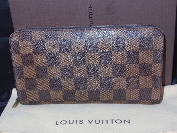 良品　ルイヴィトン★ダミエ★ラウンドファスナー　１円～