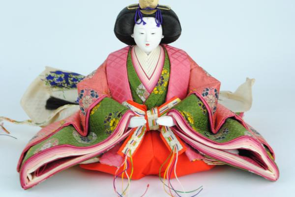 京都 川島秀山 作 御雛京人形司 人形師作 豪華 雛人形 ひな人形 有職御