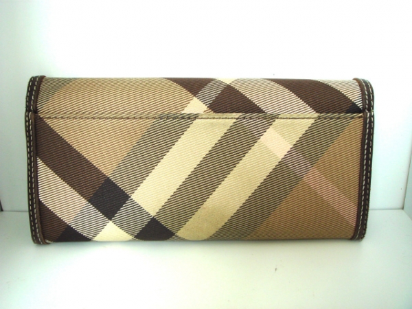 長財布 バーバリー BURBERRY ブルーレーベル チェック柄 BLUE ノバ
