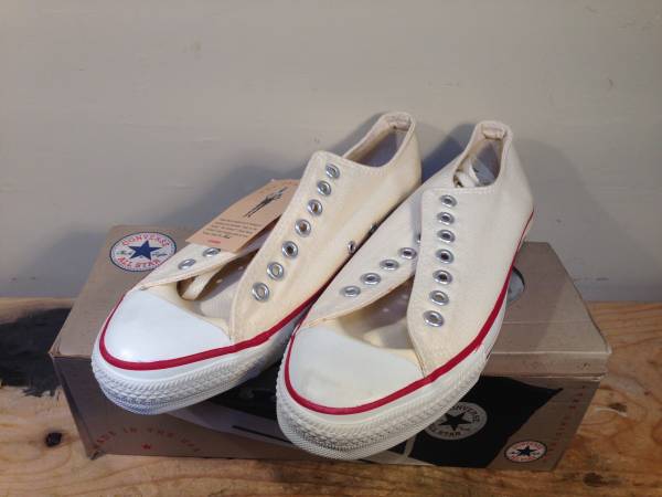 Converse All Star Low Made in USA 新品　Unbleached White