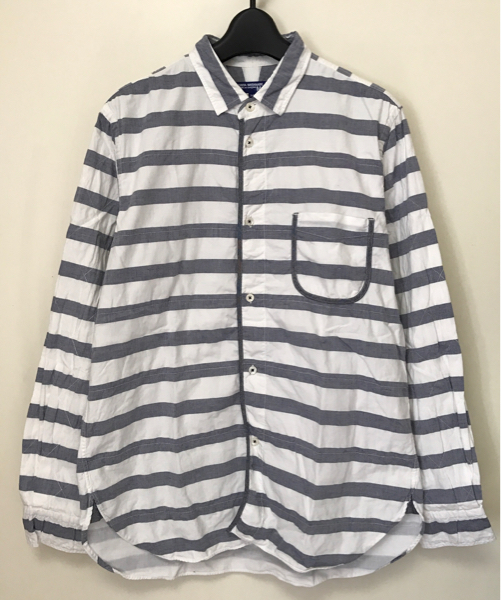 あ　JUNYA WATANABE コムデギャルソン ボーダー ゴム入り ジュンヤマン コムデギャルソンJUNYA WATANABE MANリネン混ボーダー