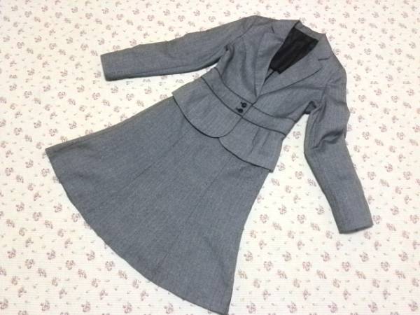 【極美】 ホワイトジョーラ スカートスーツ 13R W74 入学卒業OL ビジネス 通勤 リクルート