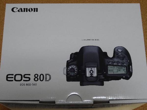 大人気！キャノン EOS 80D ボディ 【 未開封・未使用 】保証書付き