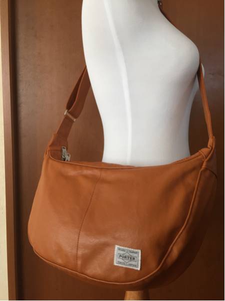 ☆即決 美品 ポーター フリースタイル ショルダーバッグ キャメル
