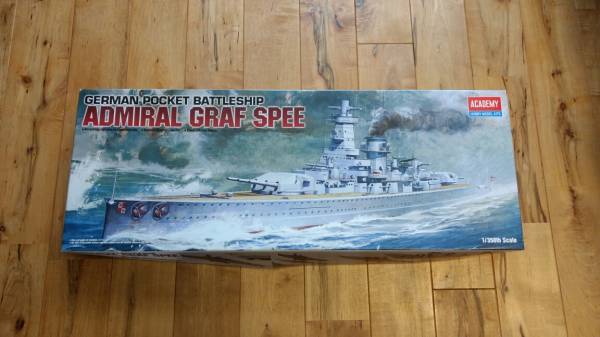 アカデミー 1/350 ドイツ海軍 ポケット戦艦 アドミラルグラーフシュペー