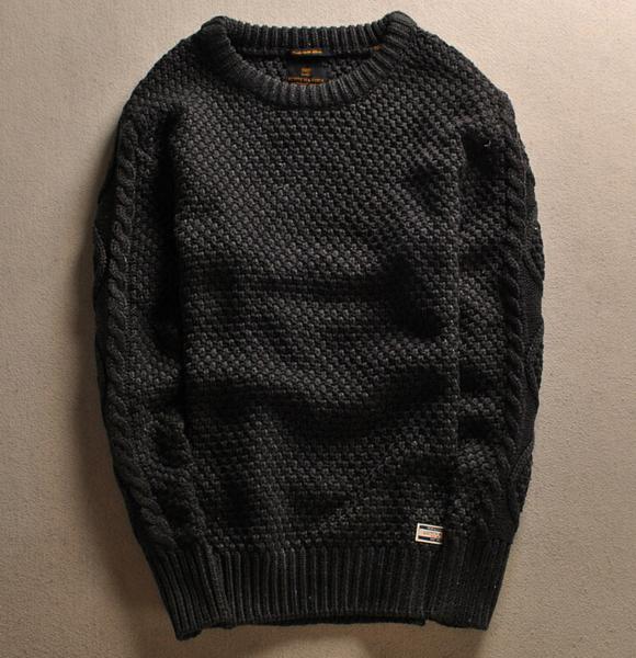 新品■SCOTCH&SODA★スコッチ＆ソーダニット セーター 黒灰 M