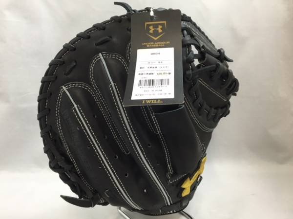 アンダーアーマー 軟式用キャッチャーミット QBB0244 BLK 未使用品