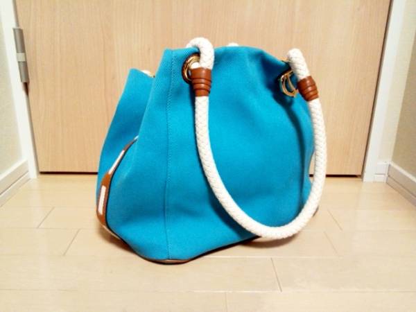MICHAEL MICHAEL KORS マイケルマイケルコース マリンバッグ ブルー ブラウン ホワイト トート ショルダー