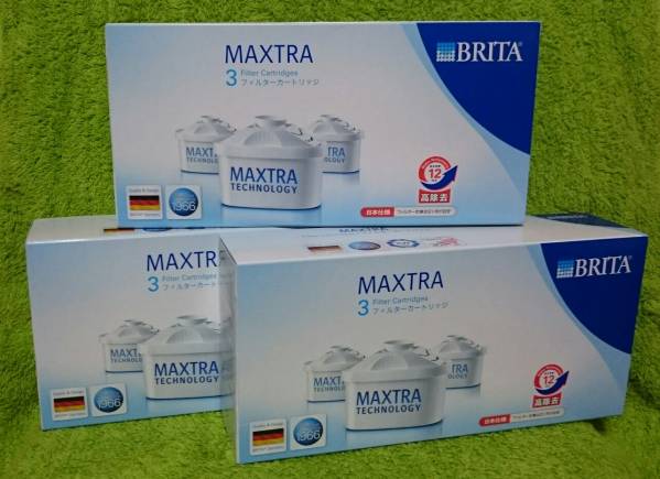 BRITA★マクストラ フィルターカートリッジ ３個入り × ３箱