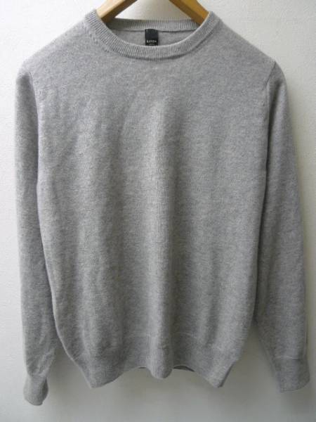 ◆ BEAMS ビームス　別注　国内正規 BARBA バルバ カシミア100 上質 クルーネック ニット　セーター46美品