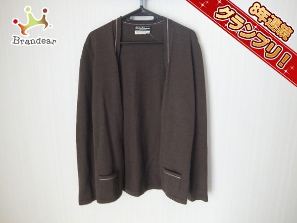 Salvatore Ferragamo カーディガン ダークグリーン Salvatore