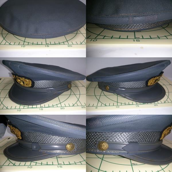 新古品】☆『旧制』☆男子警察官制帽（夏）4号☆【兵庫県警察本部