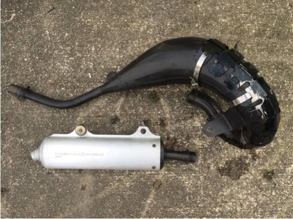 ハスクバーナ WR125用 チャンバー & サイレンサー