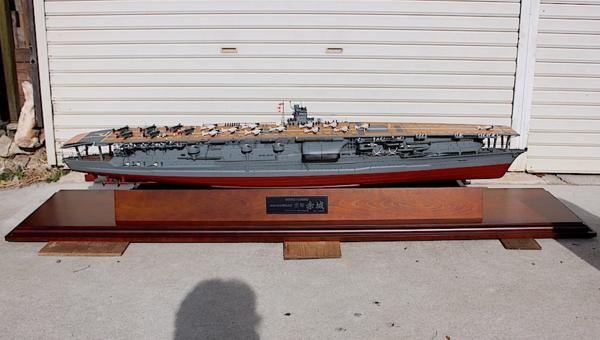 東京書芸館 超精密巨大迫真模型 1/144 完成品 空母 赤城 アクリル