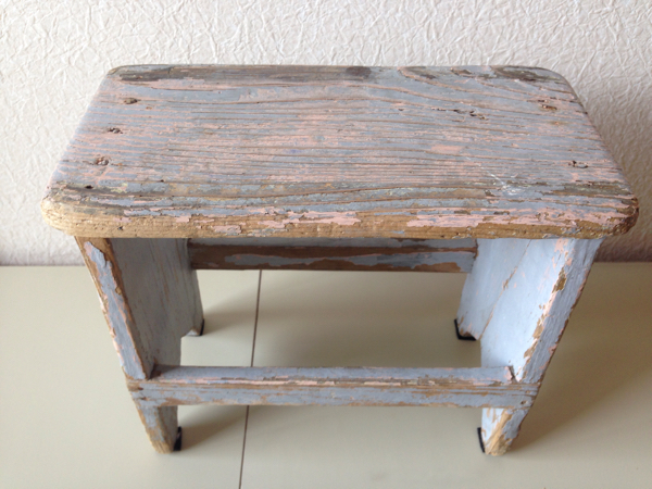 フランス アンティーク 自由が丘 ブロカント 購入 踏み台 シャビー