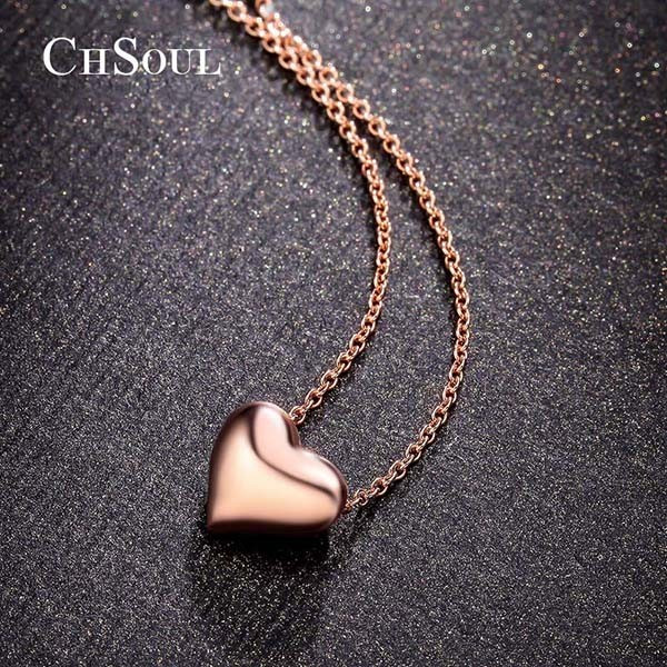 ネックレス ハートモチーフ 恋愛運up ピンクゴールド 大人気 レディース 心の純愛 可愛い プレゼント_3