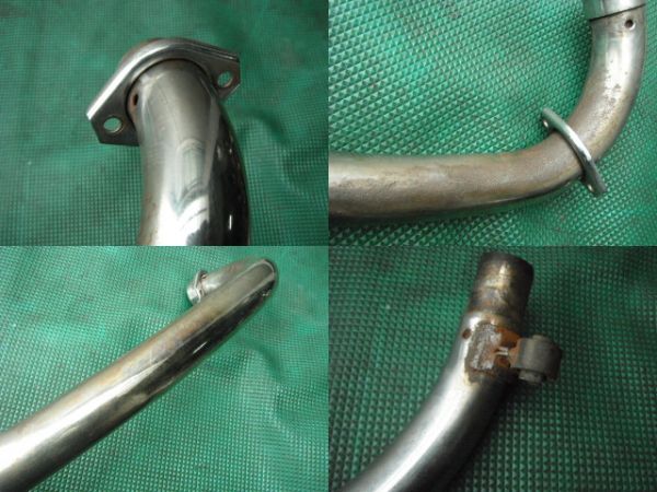SR500 純正エキパイ 穴なし 78年式（検索 SR400 2J2 2H6 初期型 希少